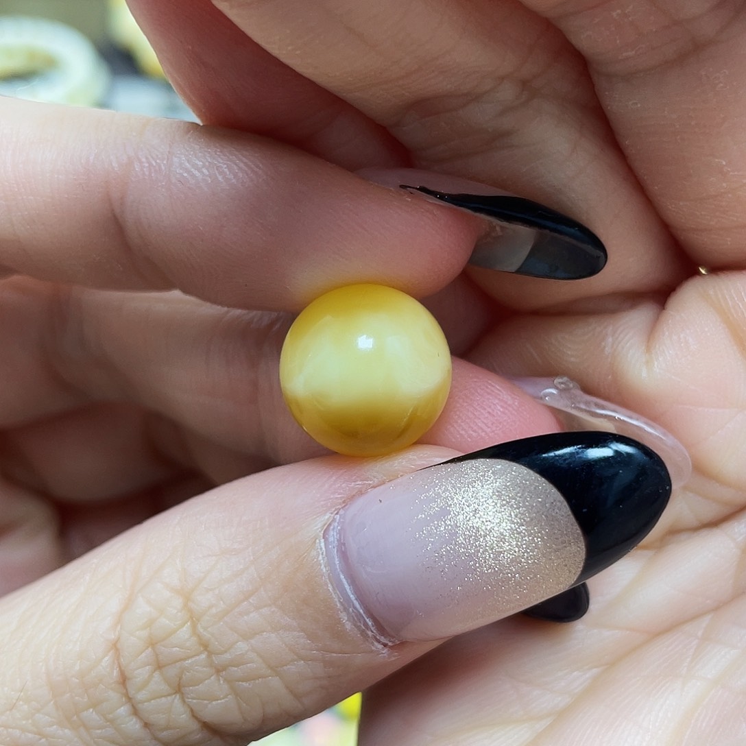 琥珀珠宝奇石未镶嵌聿13mm
