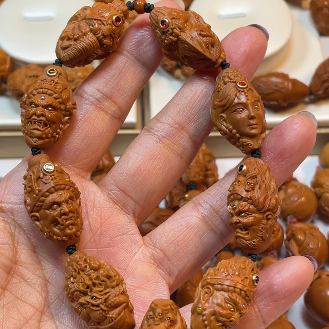 橄榄核手串/手链五色财神橄榄核手串