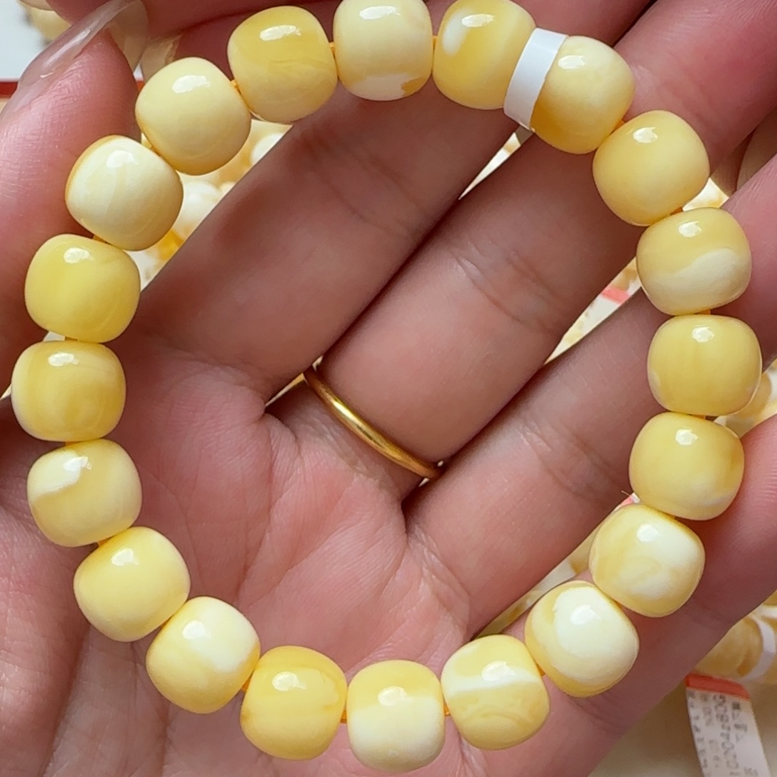 琥珀手链未镶嵌蜜蜡