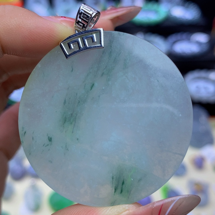 翡翠手链18K金镶嵌翡翠