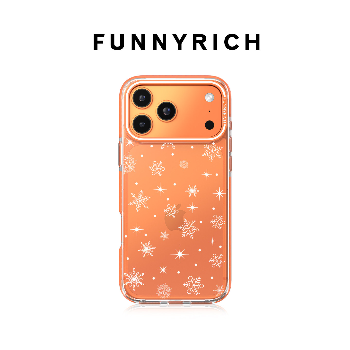 FUNNYRICH橙雾里的雪适用iPhone17/16ProMax手机壳苹果15新款磁吸