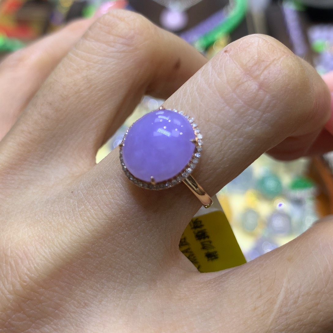 【闪购商品】翡翠18K金镶嵌颈饰翡翠