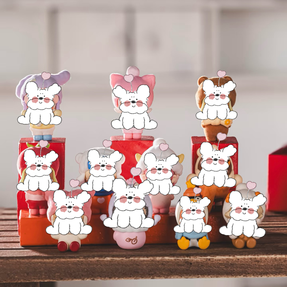 【直播代拆】毛绒绒暖呼呼系列萌粒可爱盲盒