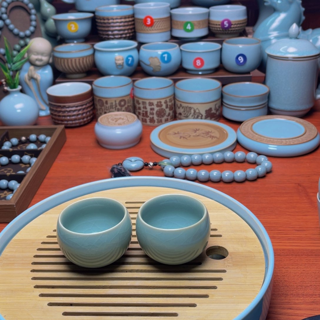 【闪购商品】摆件陶这家茶壶，盖碗真健康好用，两个杯