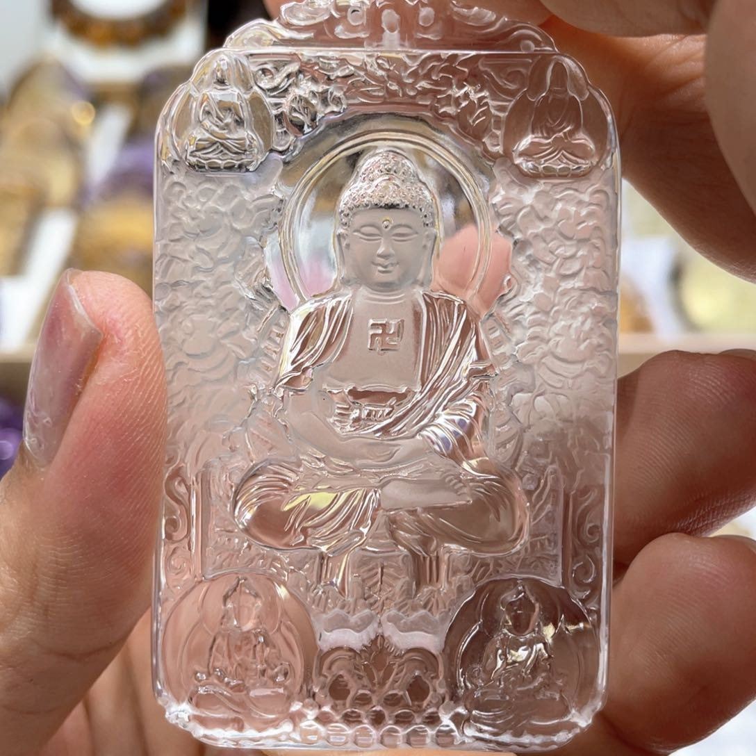 颈饰未镶嵌水晶定制
