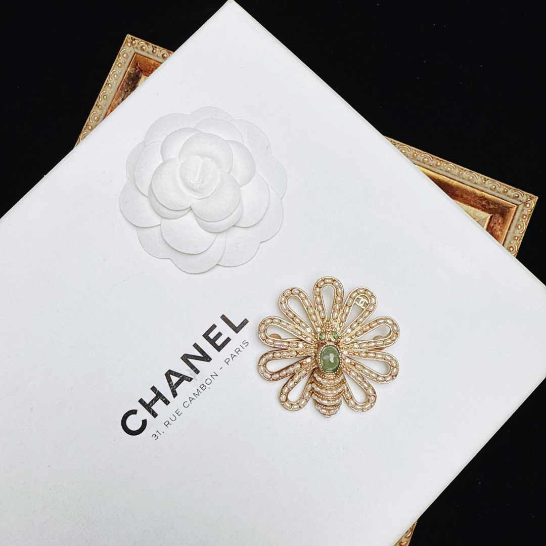 95新 Chanel/香奈儿 柚礼中古/香奈儿希腊蜜蜂胸针np510293