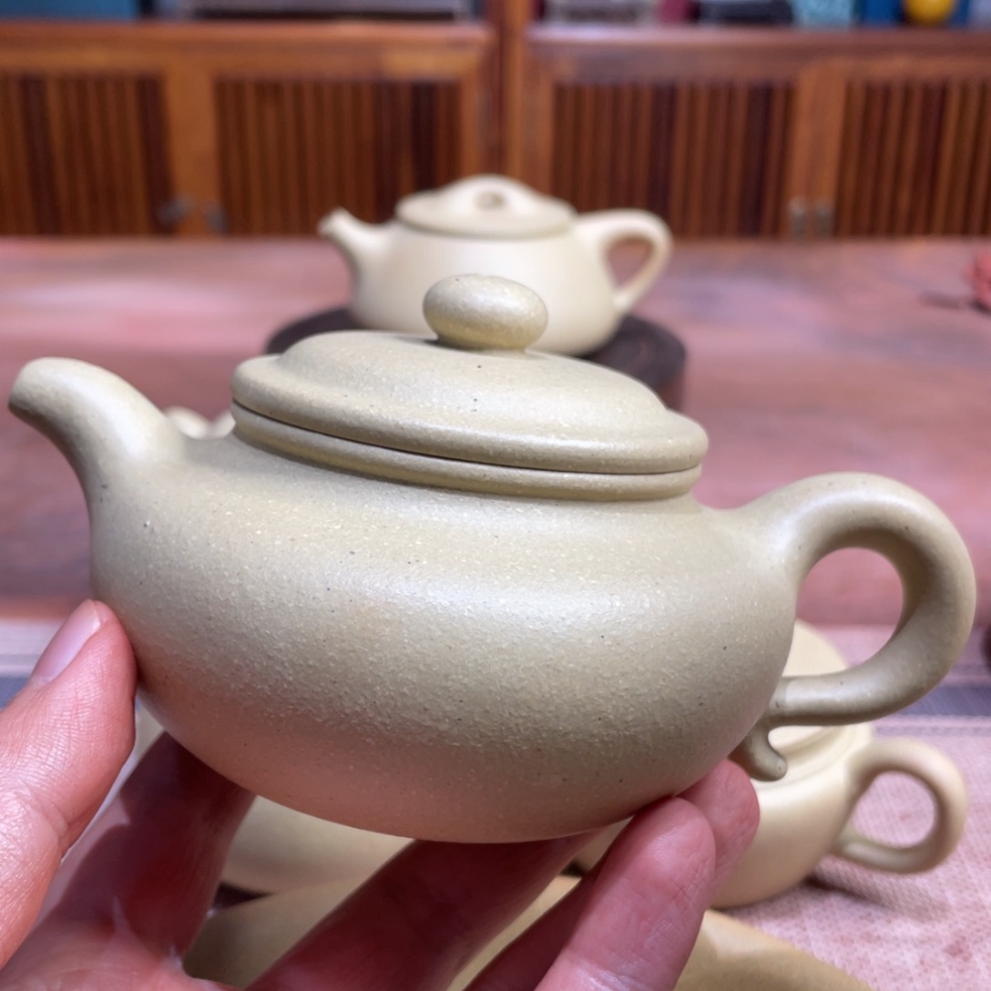 锦***时紫砂茶壶宜兴紫砂原矿紫砂壶