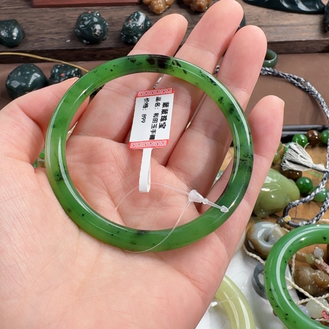 和田玉未镶嵌颈饰58.5