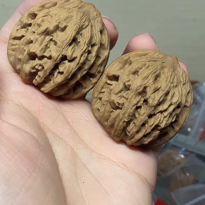 文玩核桃吊坠43麦虎练手对核桃