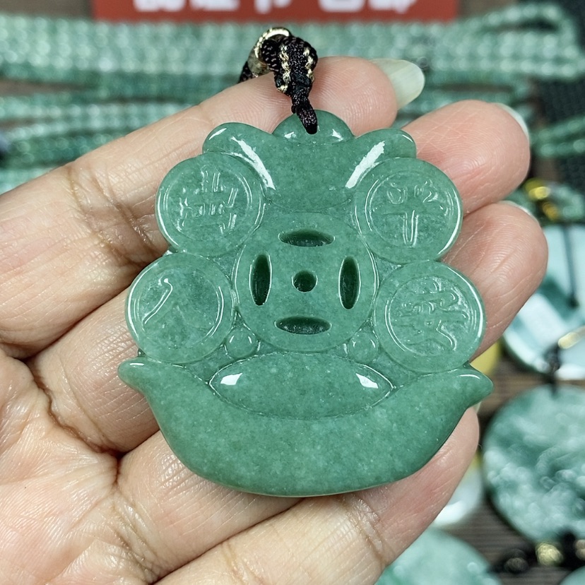 【闪购商品】翡翠颈饰未镶嵌玉吊坠翡翠玉