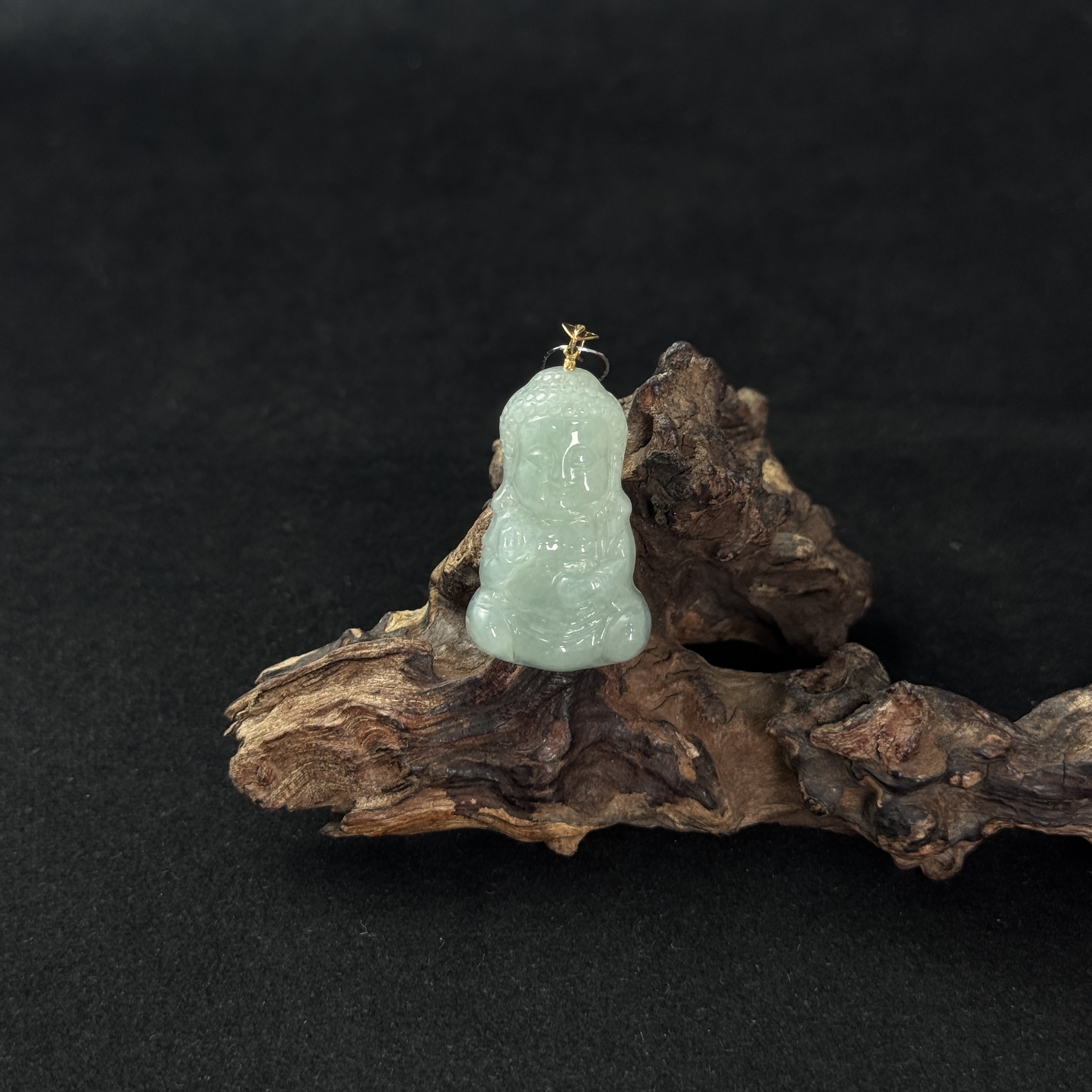 【诚翠拍品第一百一十四期午】翡翠102吊坠YM7026金