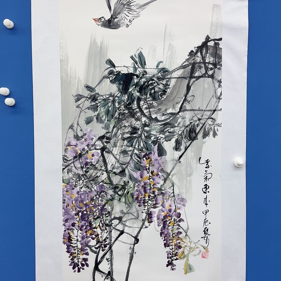 国画多次参加国内外大型