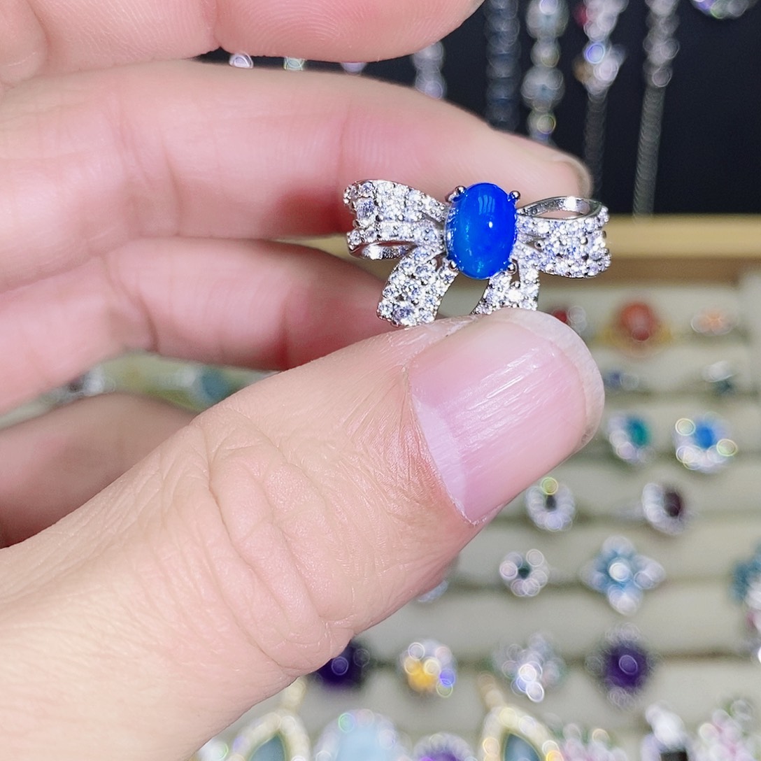 未镶嵌欧泊戒指599