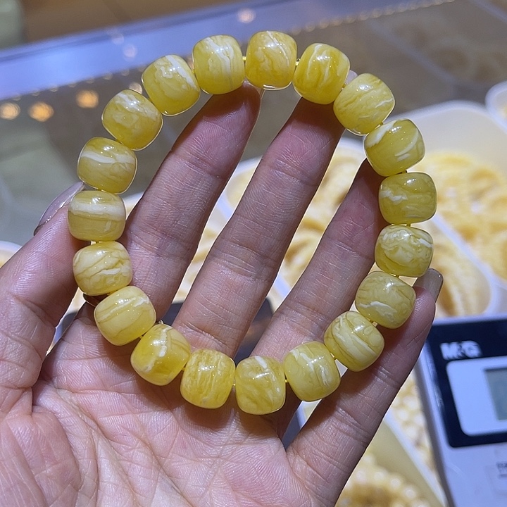 未镶嵌琥珀手串蜜蜡手串12.8