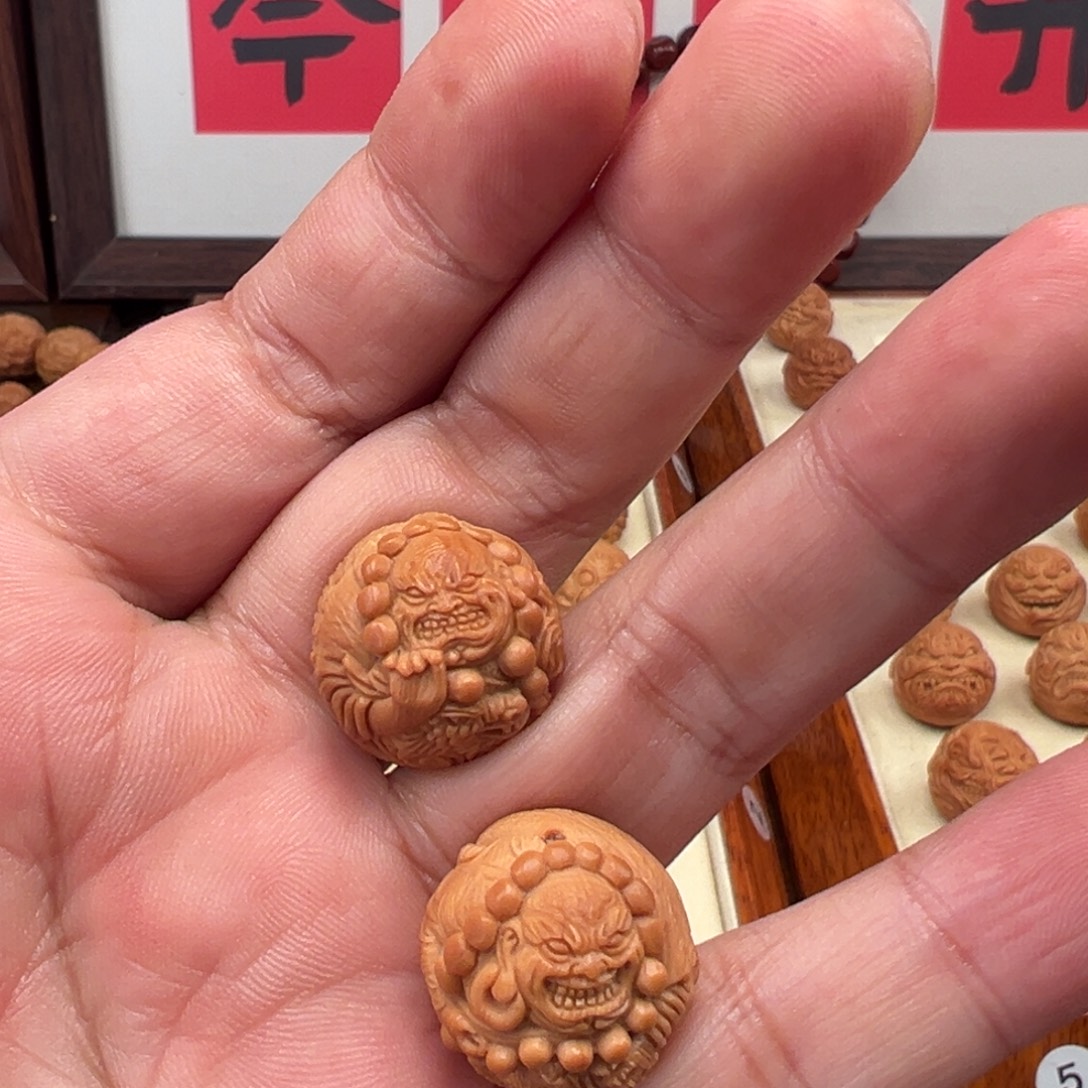 火***群手串/手链核桃降龙伏虎系列一对195