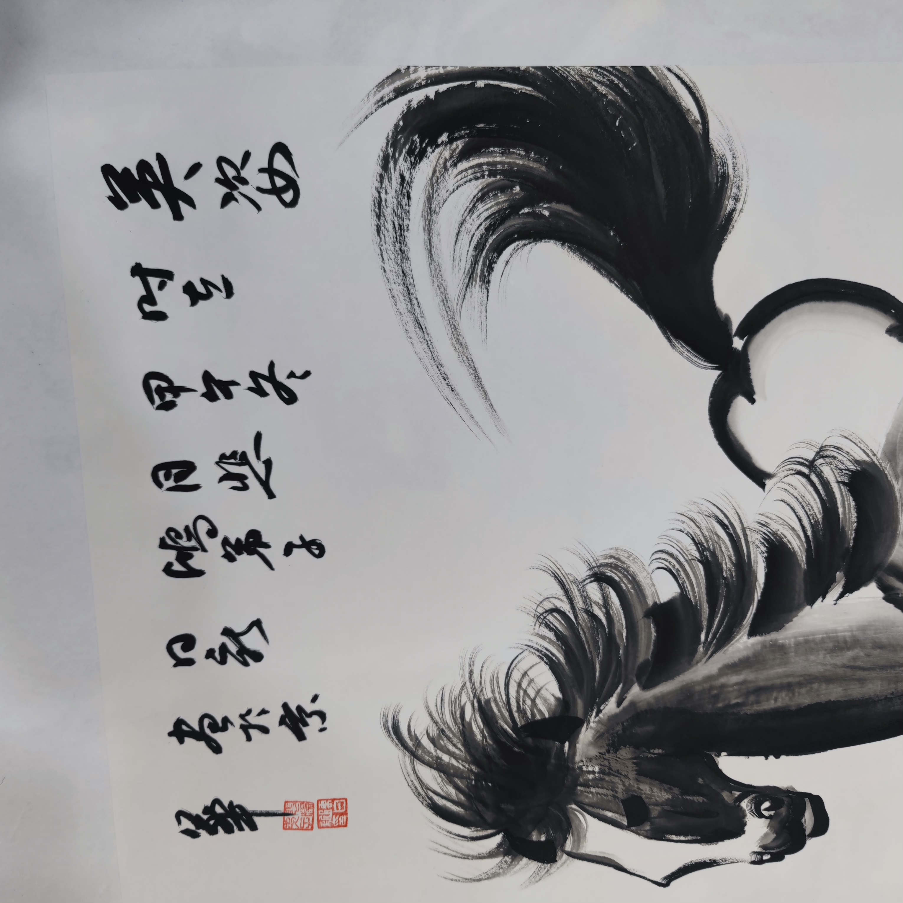 日新画作欣赏作品年画