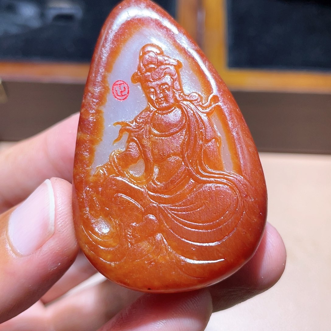 和田玉颈饰未镶嵌A7 