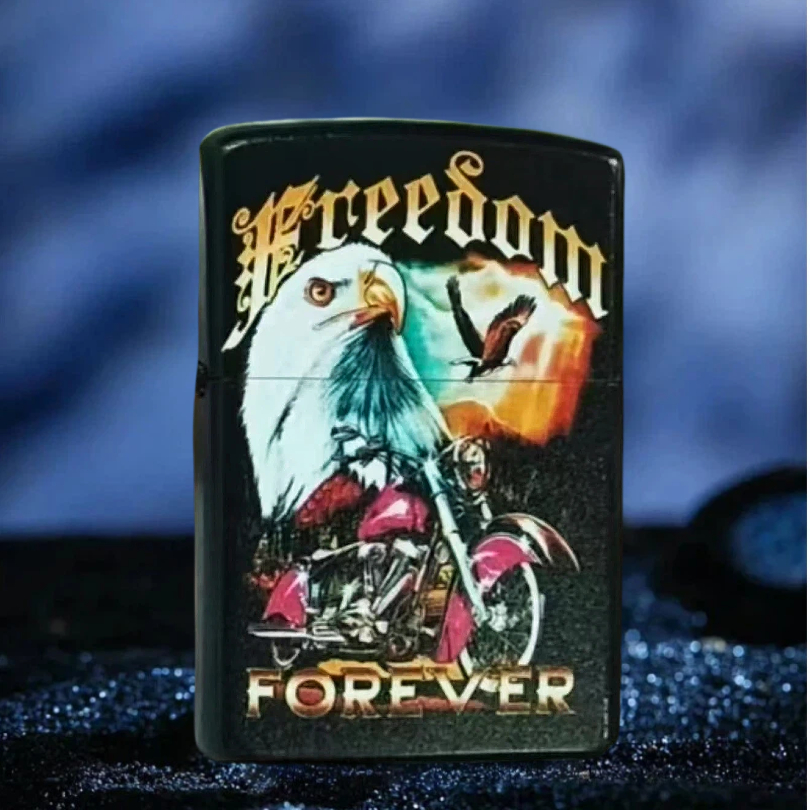 白头鹰煤油防风打火机男士送男友达人k1968无油