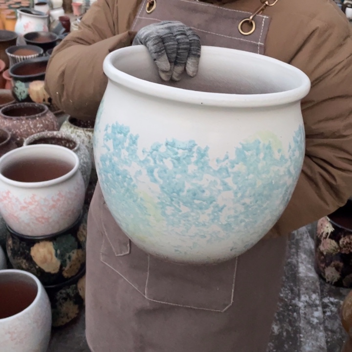 紫砂花盆口25高24正品正品