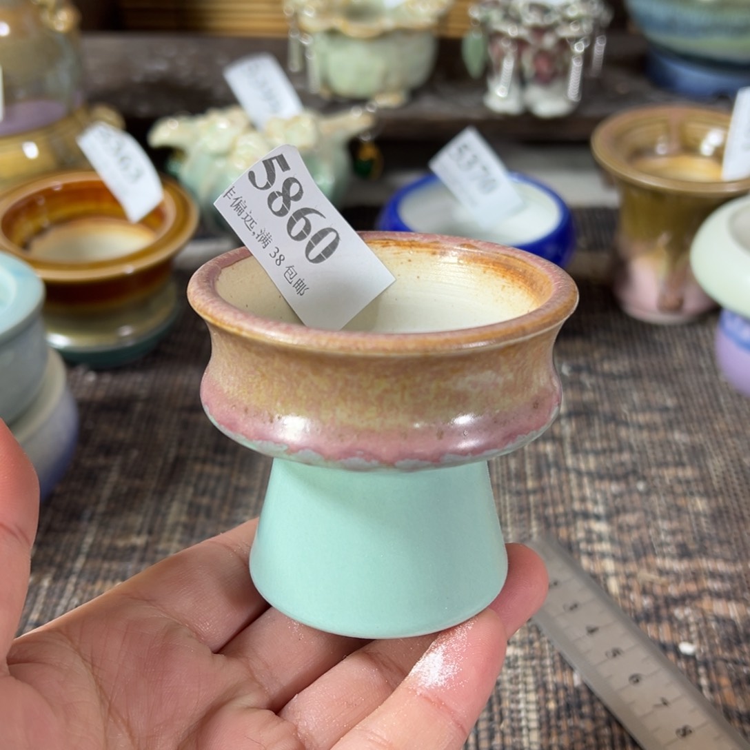 陶瓷景德镇手工花盆