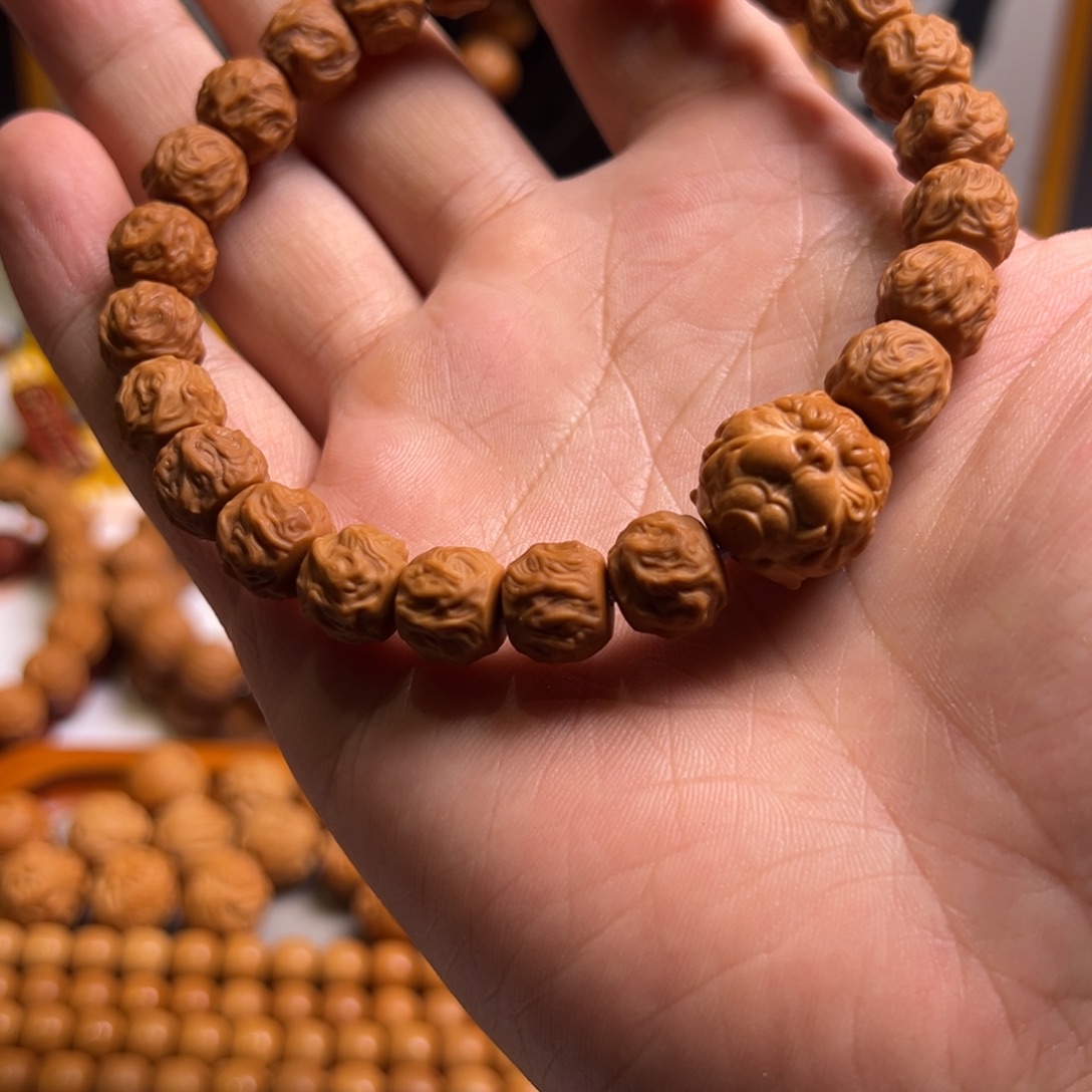 手串猴头核桃全品龙蛇10+全品狗王精修单颗