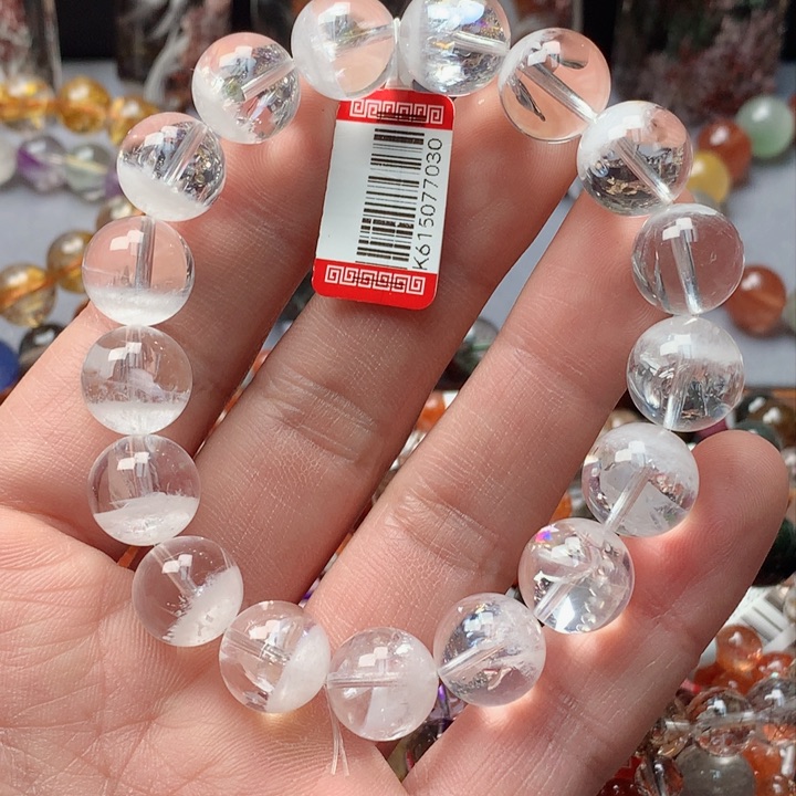 水晶手串未镶嵌天然