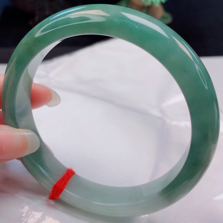 未镶嵌手镯翡翠61圈