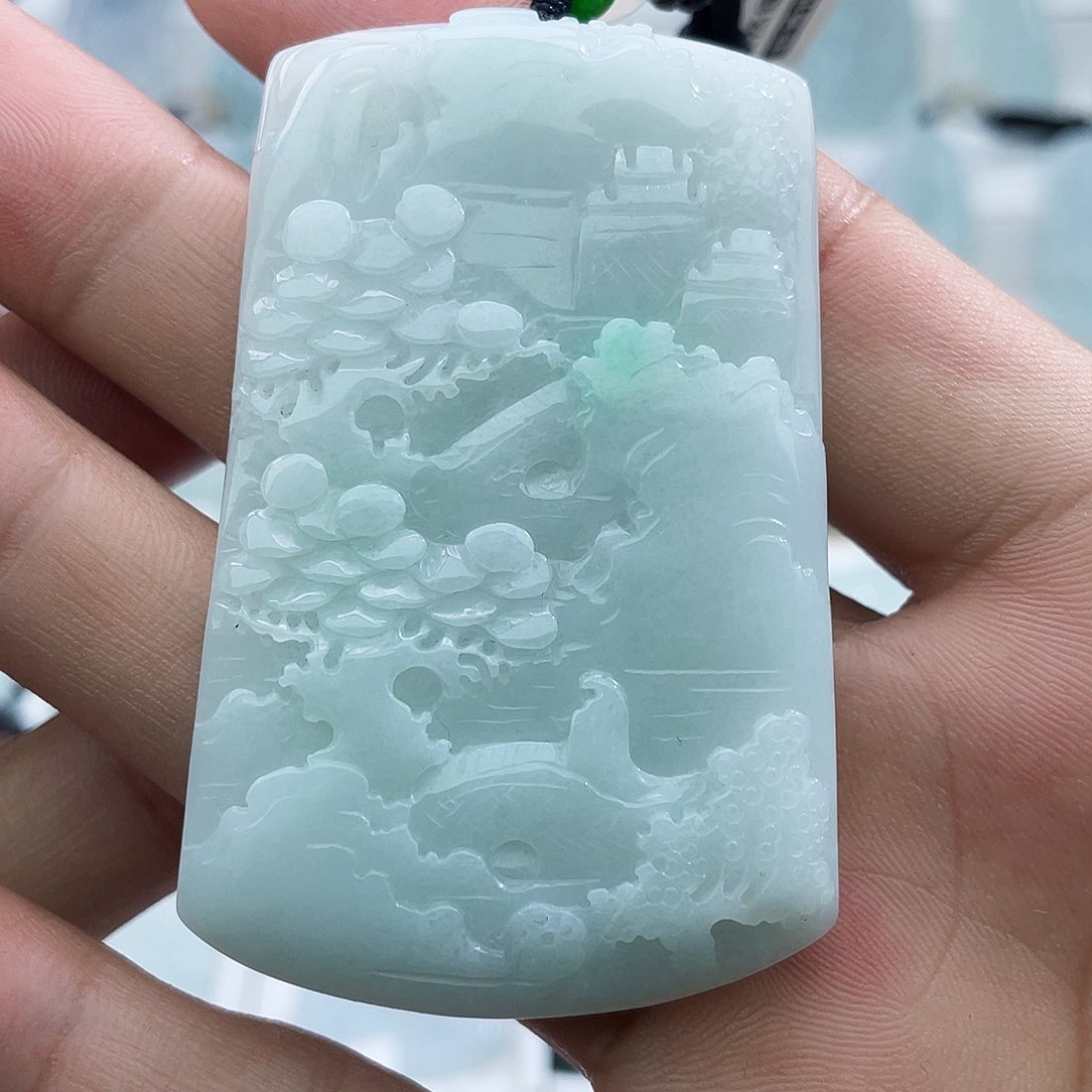 颈饰未镶嵌翡翠翡翠