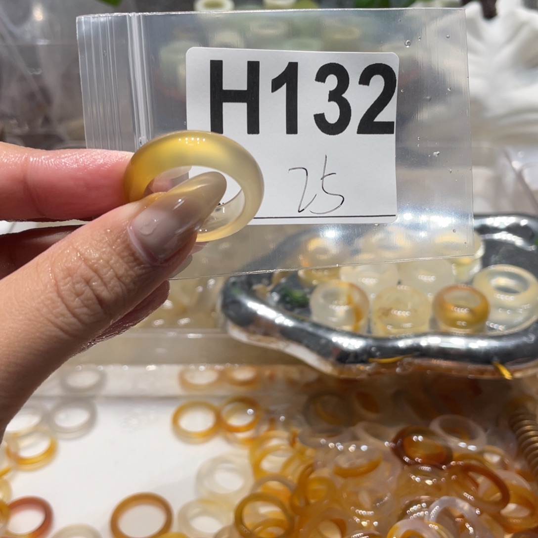 玛瑙/玉髓未镶嵌戒指132