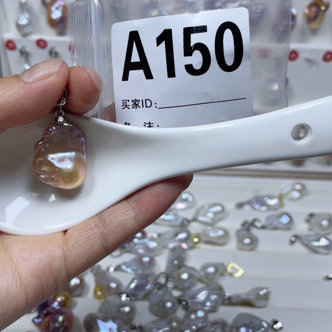 淡水珍珠巴洛克银S925镶嵌