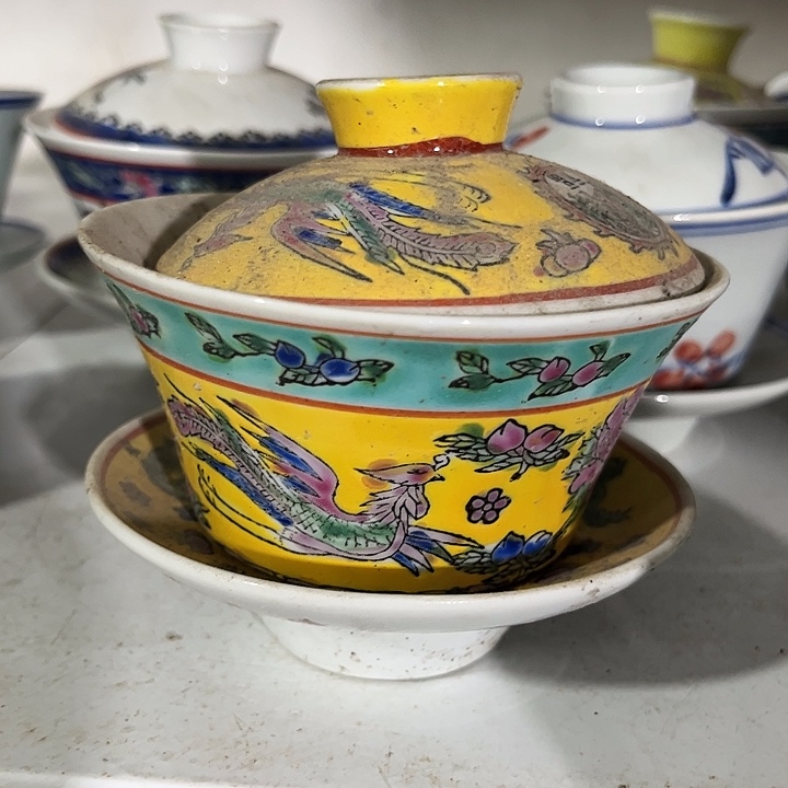 杯青花瓷釉下才杯