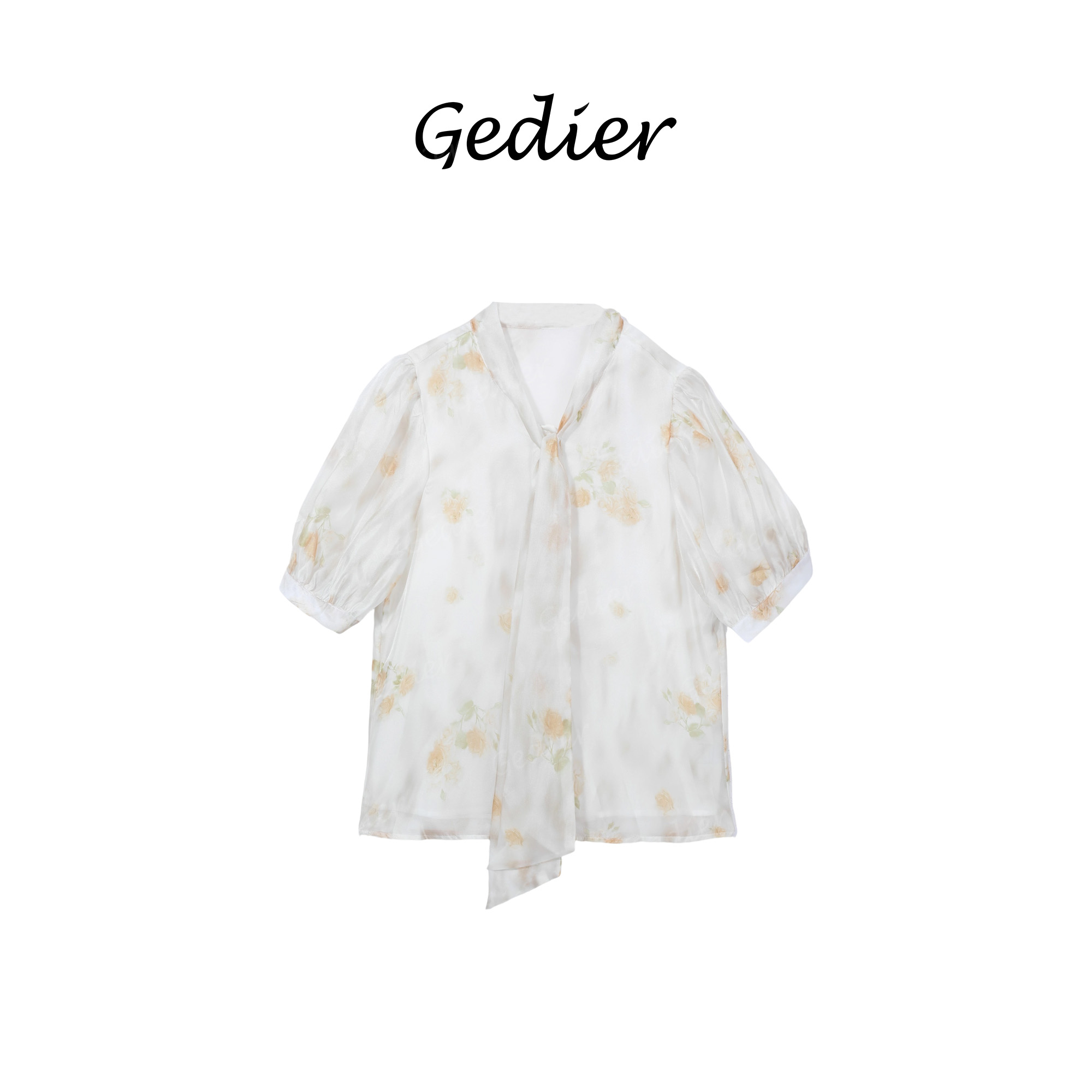 【歌蒂尔】气质百搭通勤休闲村衣 CG520076