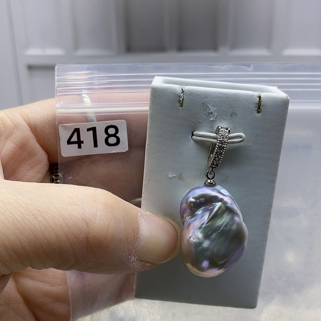 颈饰合金淡水珍珠