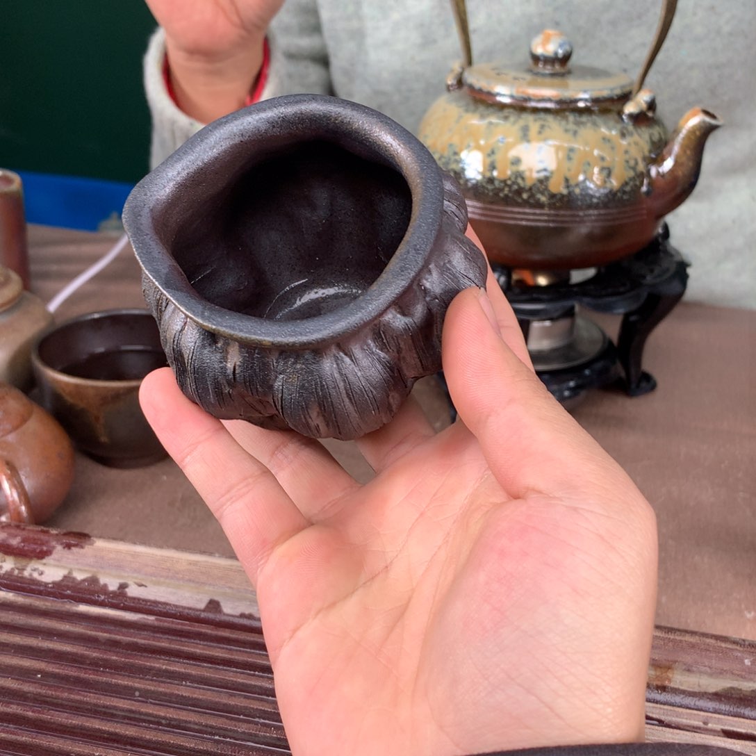 紫砂茶壶纯自然柴烧