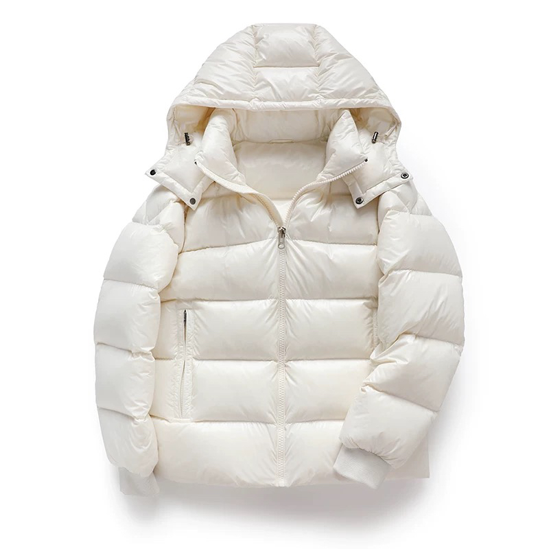 25全新配色~柜上1w+贵货同源 经典短款情侣羽绒服亮面加厚外套JJ