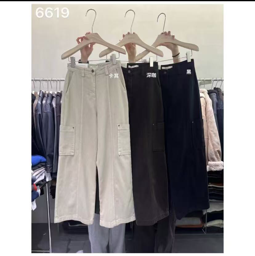 【非町秋季工装裤6619#】直筒工装裤常规款百搭韩系