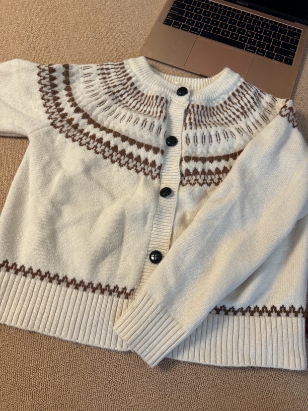 2号链接 衣佳复古工厂尾货毛衣开衫(默认微瑕）