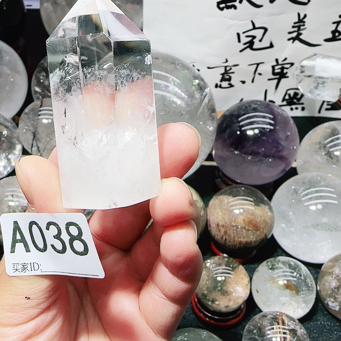 柱子未镶嵌水晶天然