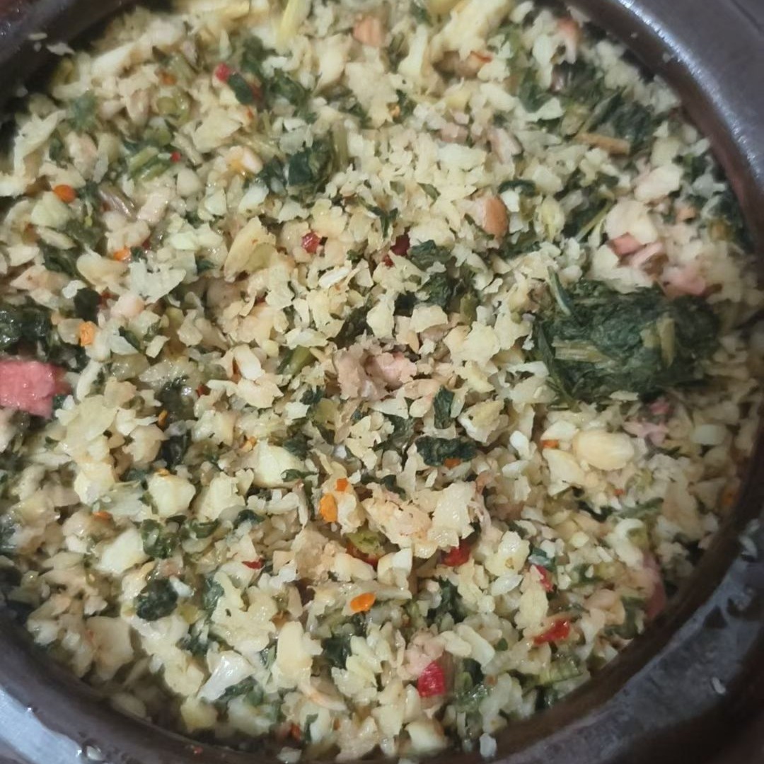 湖北恩施高山农家自制萝卜盐菜