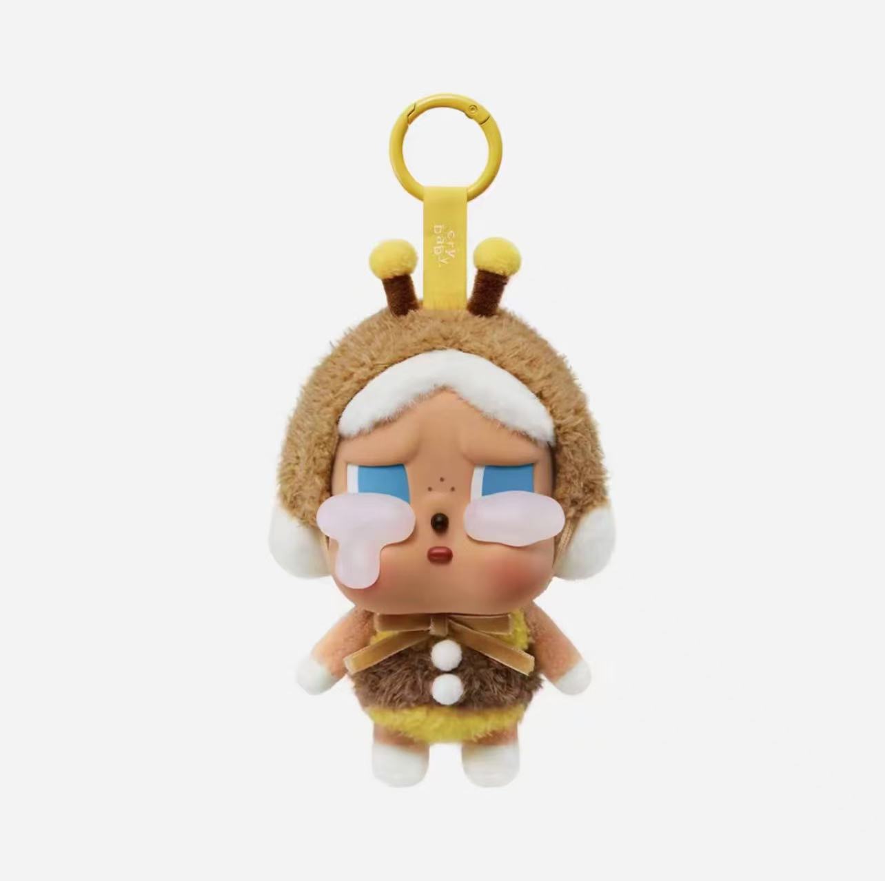 哭娃确认款CRYBABY眼泪工厂甜在一起搪胶脸毛绒玩偶公仔挂件-XS