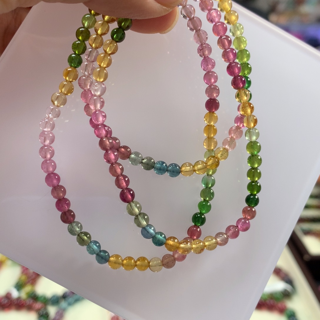 碧玺手链未镶嵌4.2左右