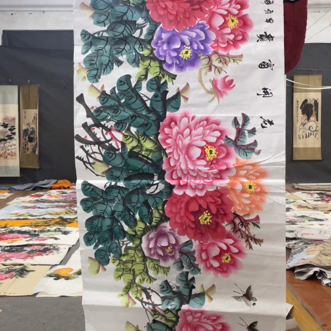 国画国画作品画心一张