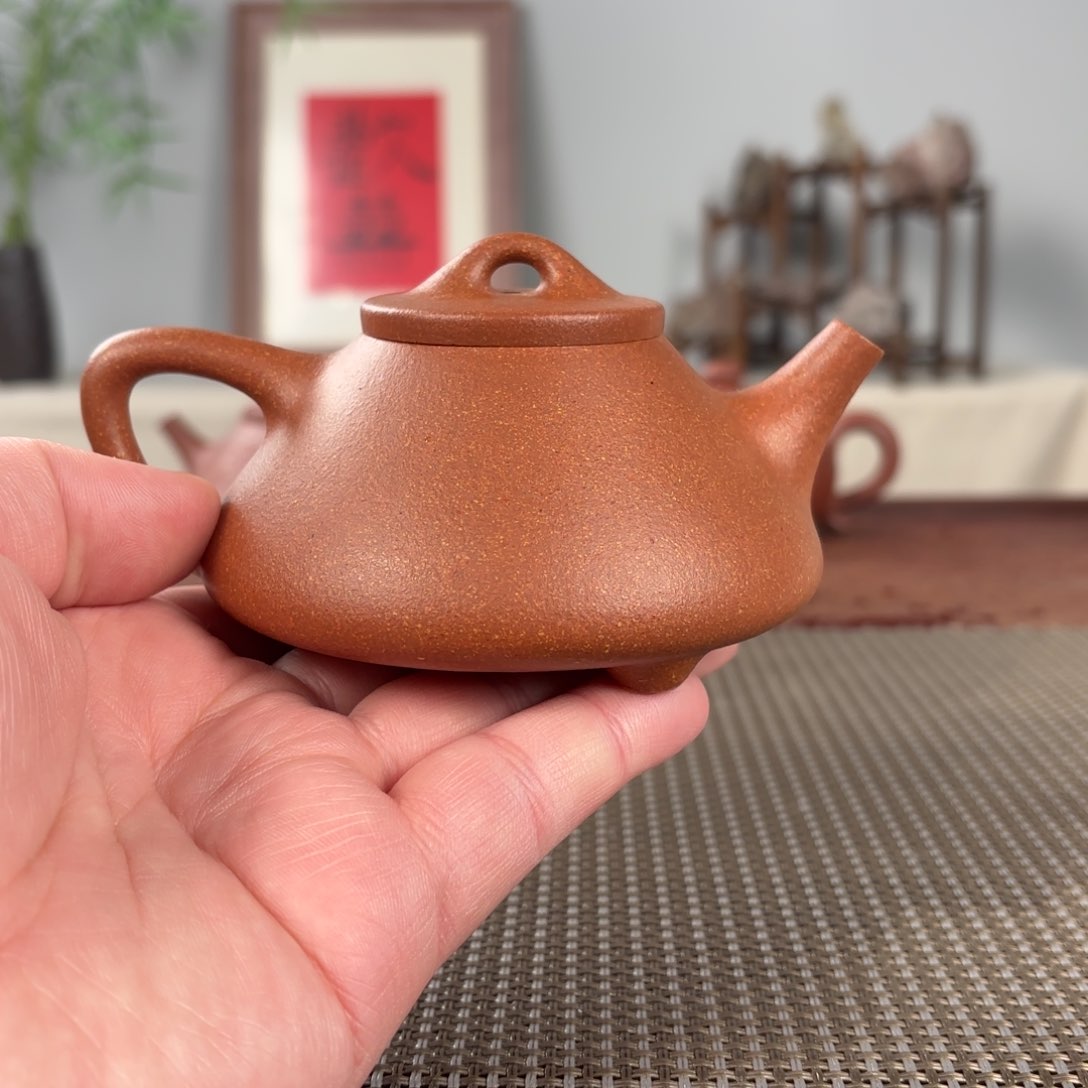 紫砂茶壶微瑕黄龙山原矿紫砂壶