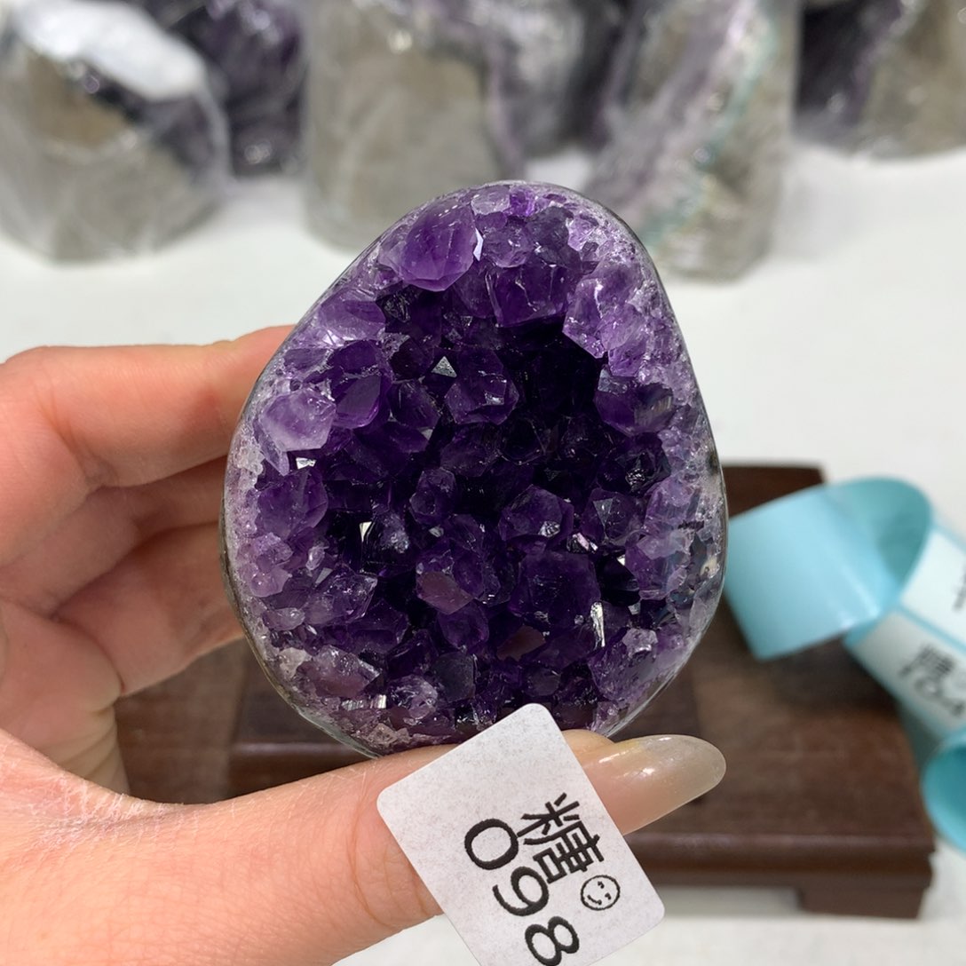 紫晶摆件未镶嵌水晶