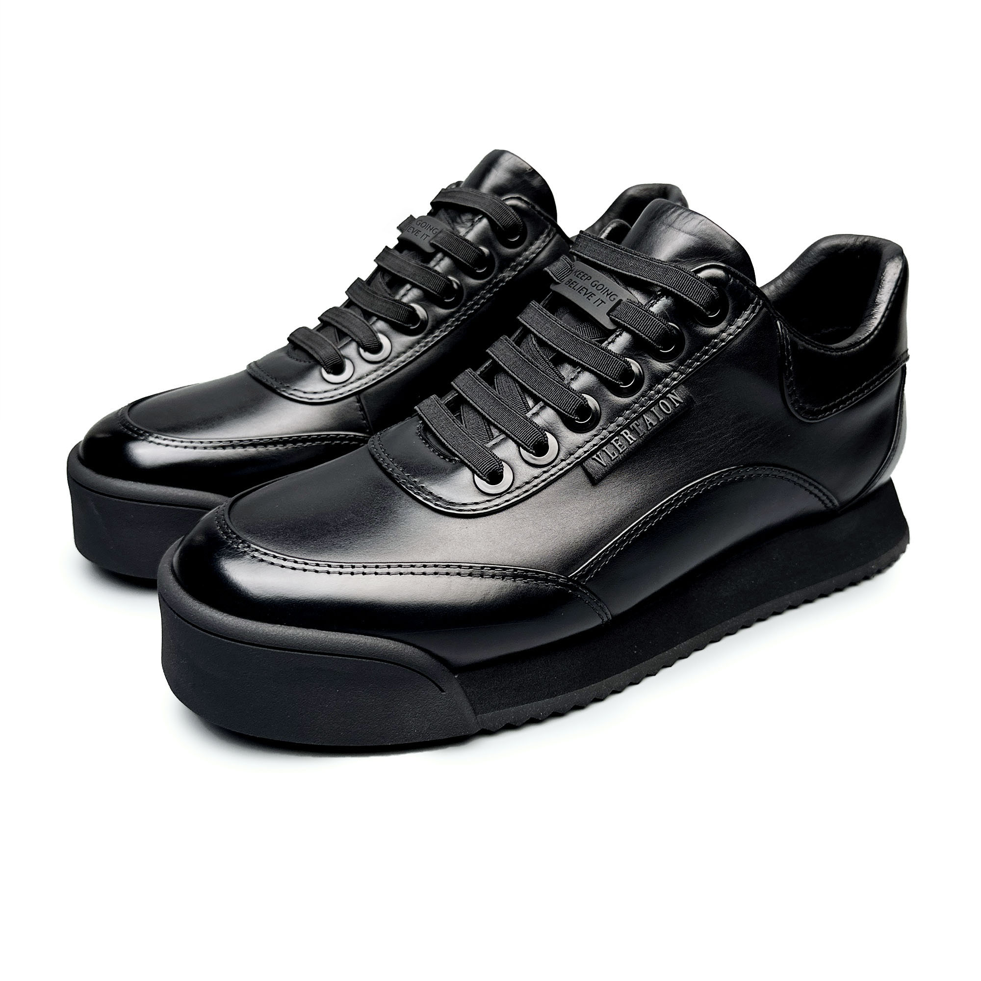 BIEUBRAYR【秋季新款】胎牛皮轻奢时尚百搭经典低帮舒适男鞋