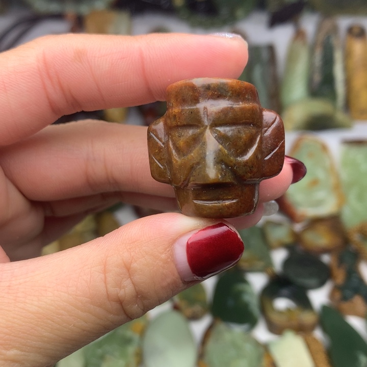 岫岩河磨玉（透闪石质玉）挂件未镶嵌