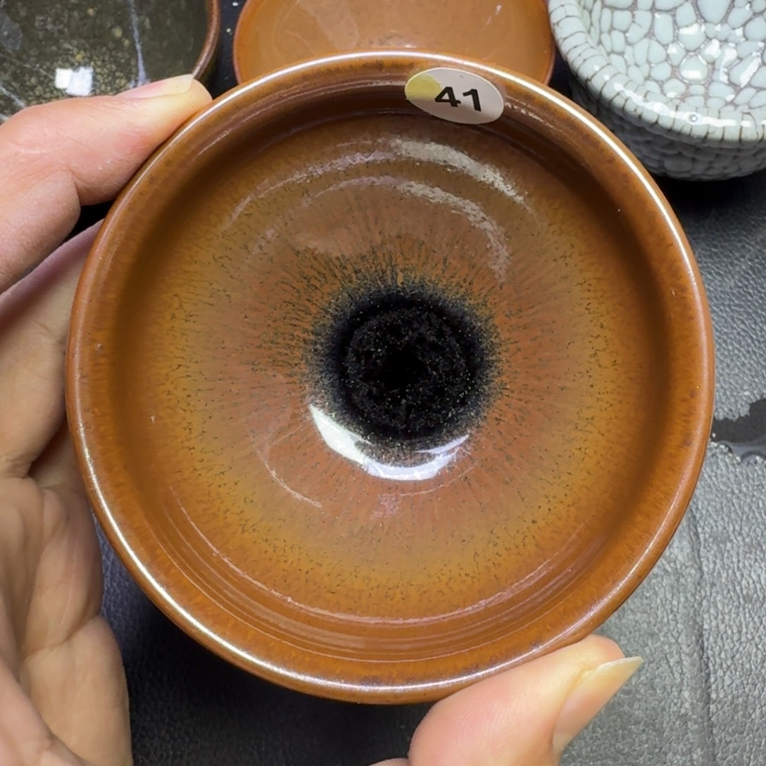 摆件古时茶器建窑建盏41