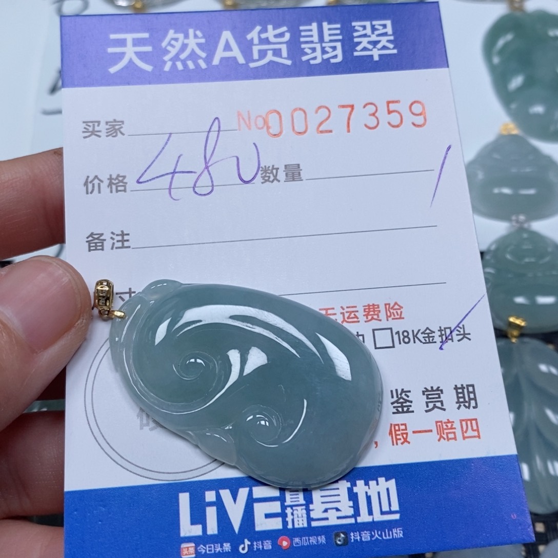 翡翠未镶嵌颈饰?*子天然缅甸翡翠