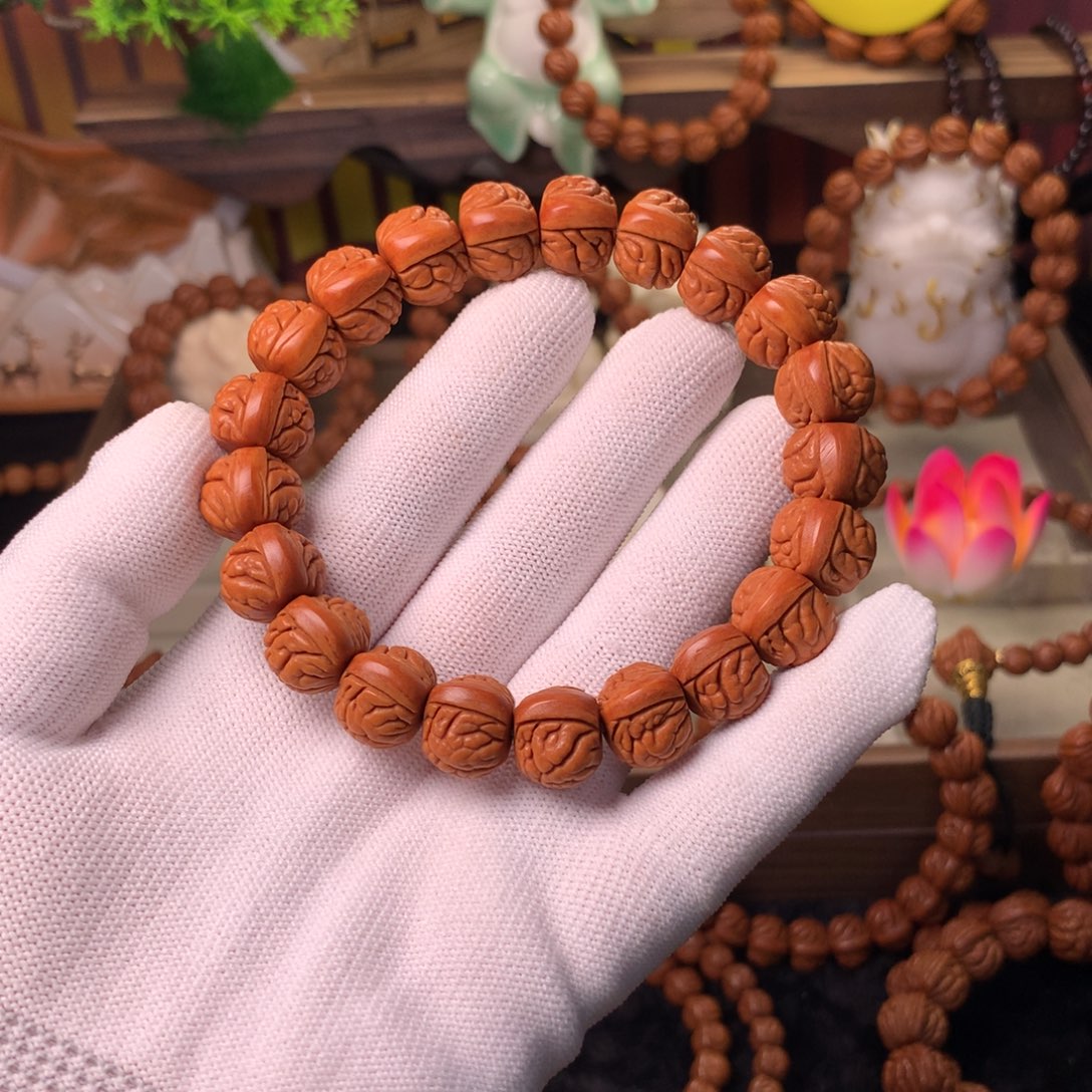 吊坠桃核荔枝手串14