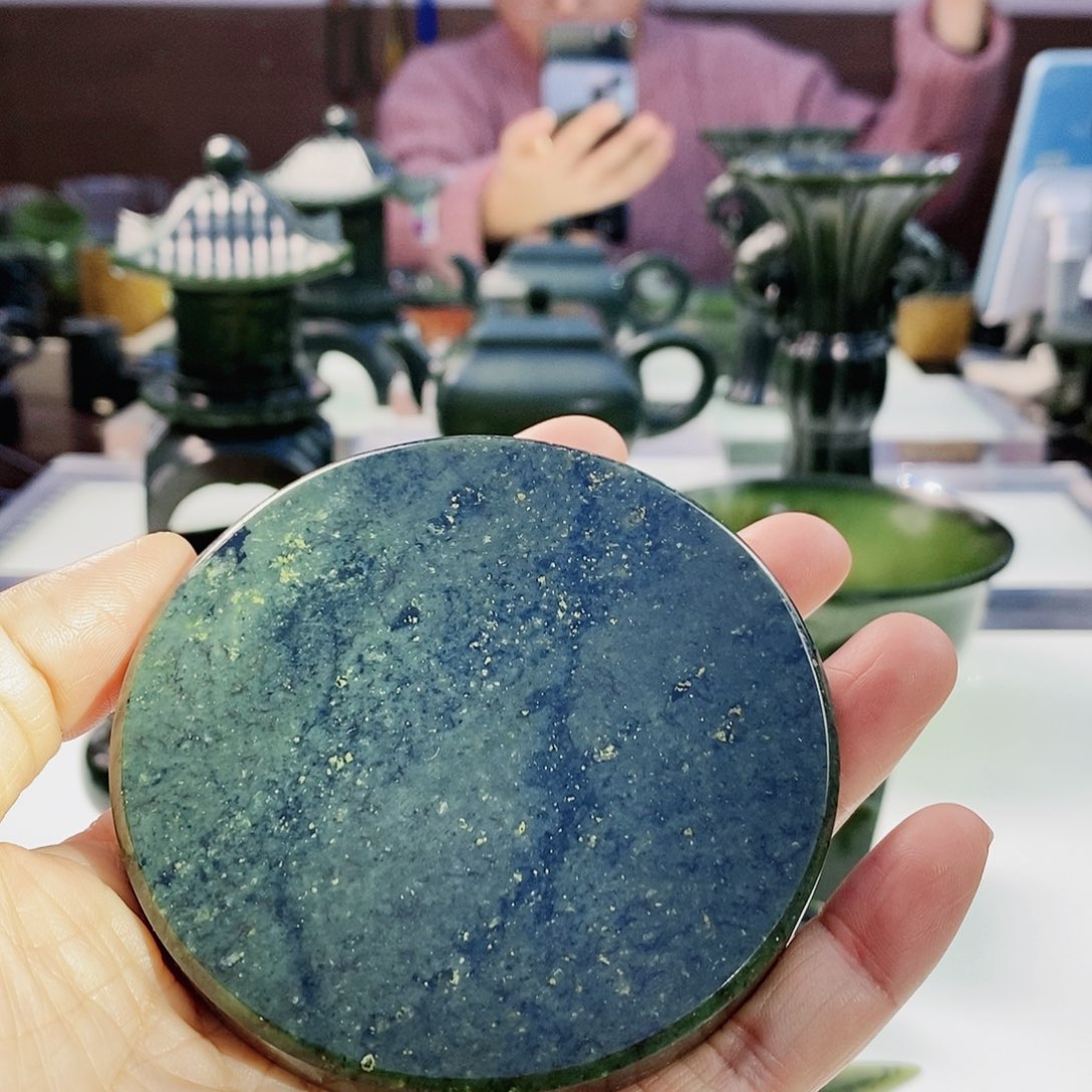 和田玉（青玉）摆件未镶嵌